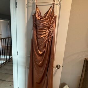Elegant Satin Evening Gown